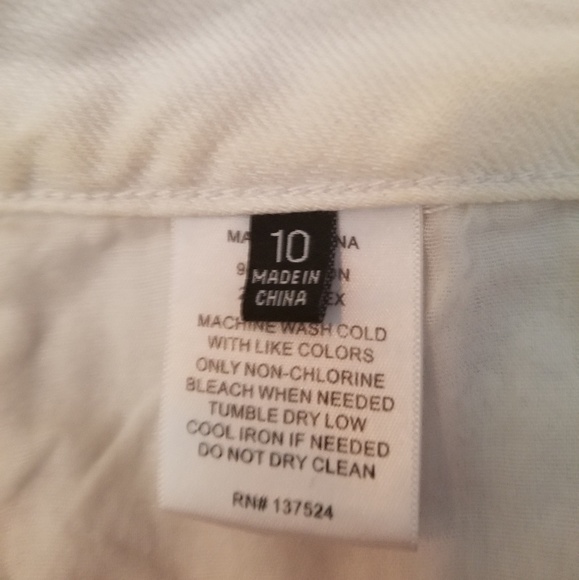 Express White Denim Pants - Picture 6 of 6